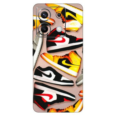 POCO Phone Skins (All Models) - Sneaker Lover - 3D Embossed Finish (L-135) Poco X6 (5G)