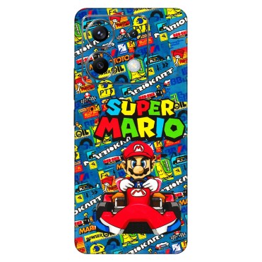 POCO Phone Skins (All Models) - Super Mario Kart - 3D Embossed Finish (L-140) Poco X6 (5G)