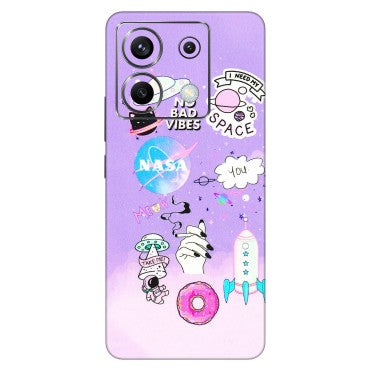 POCO Phone Skins (All Models) - I Need My Nasa   Skin - 3D Embossed Finish (L-149) Poco X6 (5G)