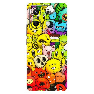 POCO Phone Skins (All Models) - Angry Funkies - 3D Embossed Finish (L-169) Poco X6 (5G)