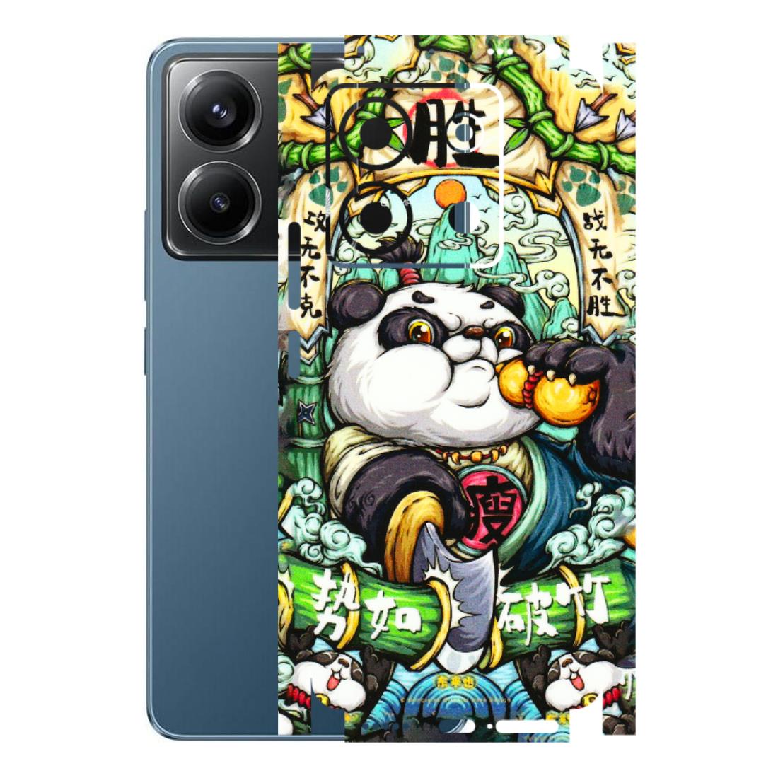 POCO Phone Skins (All Models) - Royal Rich Panda - 3D Embossed Finish (L-170) Poco X6 (5G)