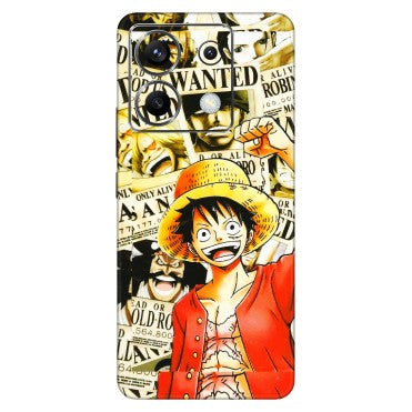 POCO Phone Skins (All Models) - Luffy Anime - 3D Embossed Finish (L-177) Poco X6 (5G)