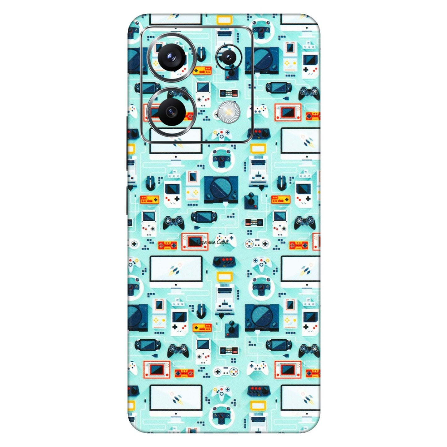 POCO Phone Skins (All Models) - Gadgets Doodle - 3D Embossed Finish (L-184) Poco X6 (5G)