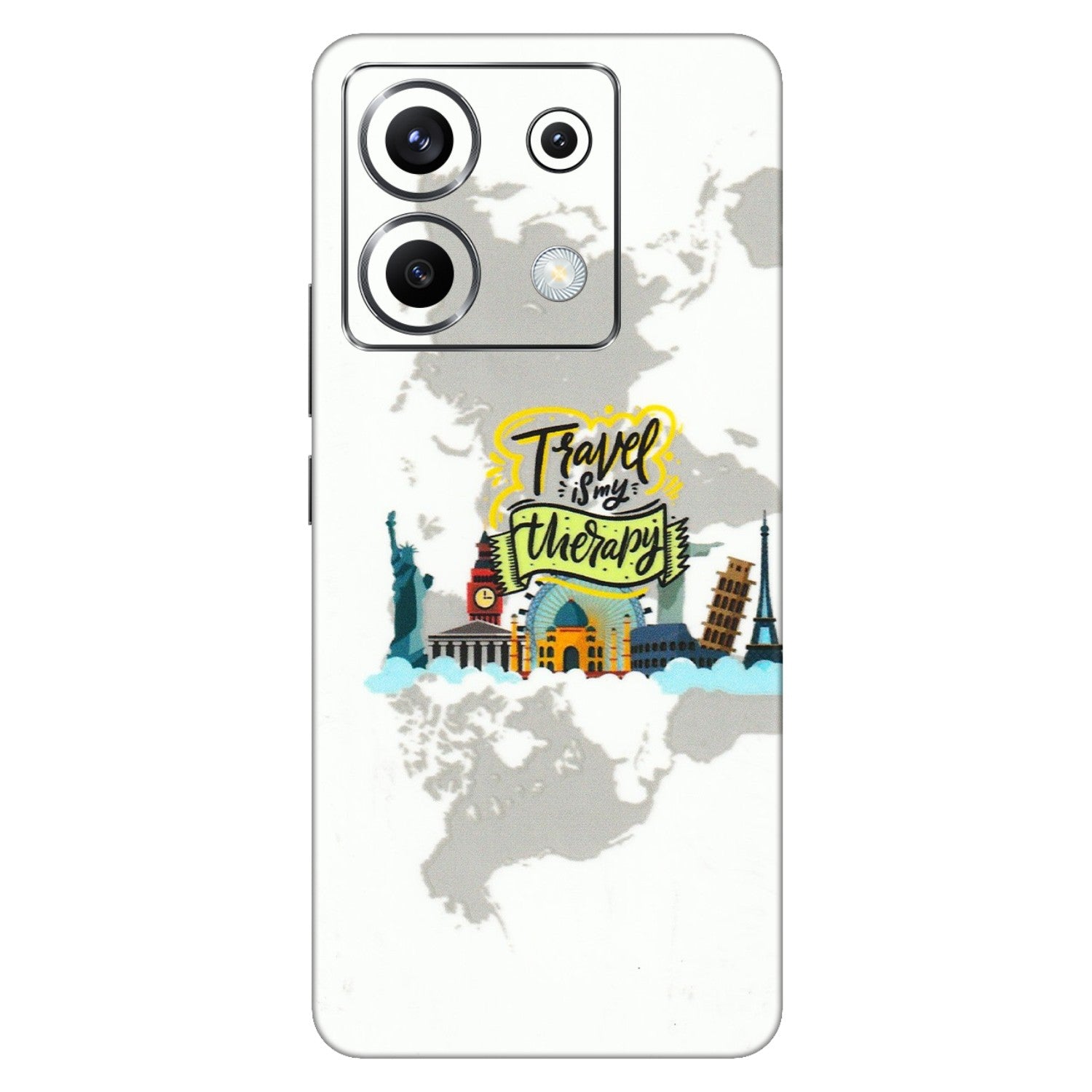 POCO Phone Skins (All Models) - Travel Therapy - 3D Embossed Finish (L-199) Poco X6 (5G)