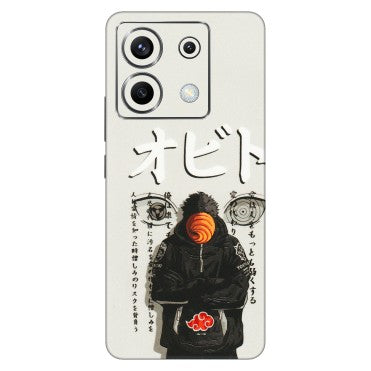 POCO Phone Skins (All Models) - Obito Anime Eye - 3D Embossed Finish (L-19) Poco X6 (5G)