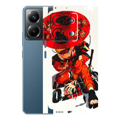 POCO Phone Skins (All Models) - Naruto - 3D Embossed Finish (L-208) Poco X6 (5G)
