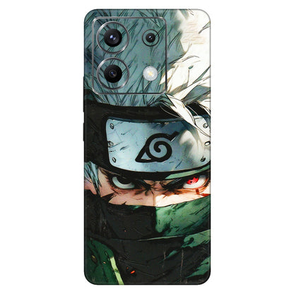 POCO Phone Skins (All Models) - Kakashi Red Eye Focus - 3D Embossed Finish (L-227) Poco X6 (5G)