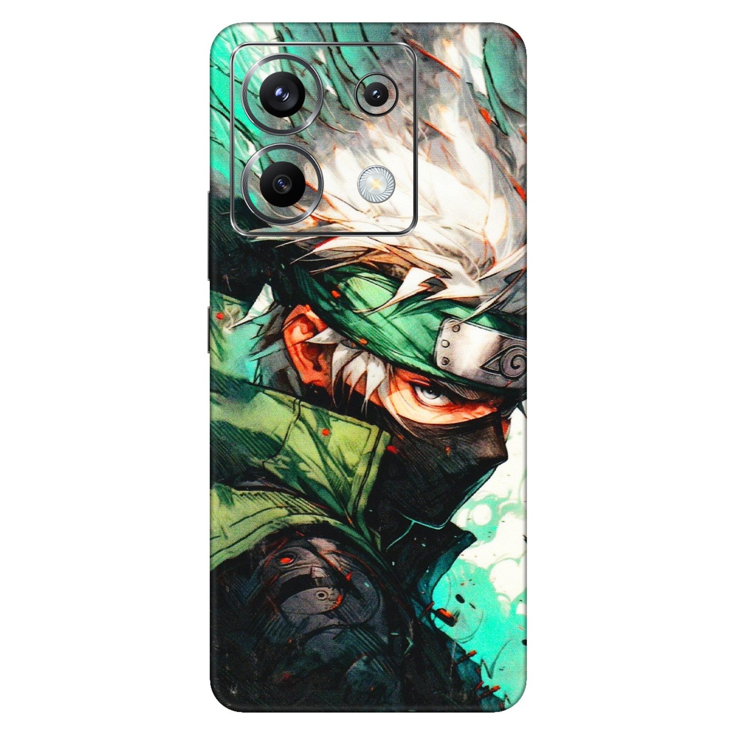 POCO Phone Skins (All Models) - Kakashi Side Profile - 3D Embossed Finish (L-249) Poco X6 (5G)