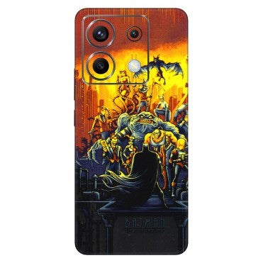 POCO Phone Skins (All Models) - Games Doodles - 3D Embossed Finish (L-24) Poco X6 (5G)