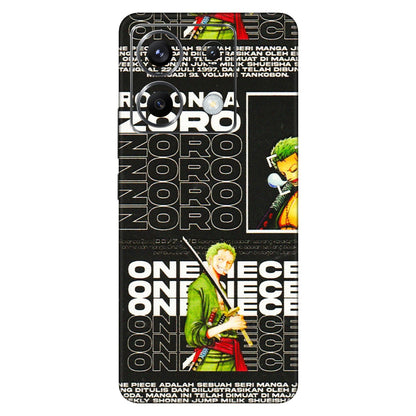 POCO Phone Skins (All Models) - One Piece Zoro - 3D Embossed Finish (L-250) Poco X6 (5G)