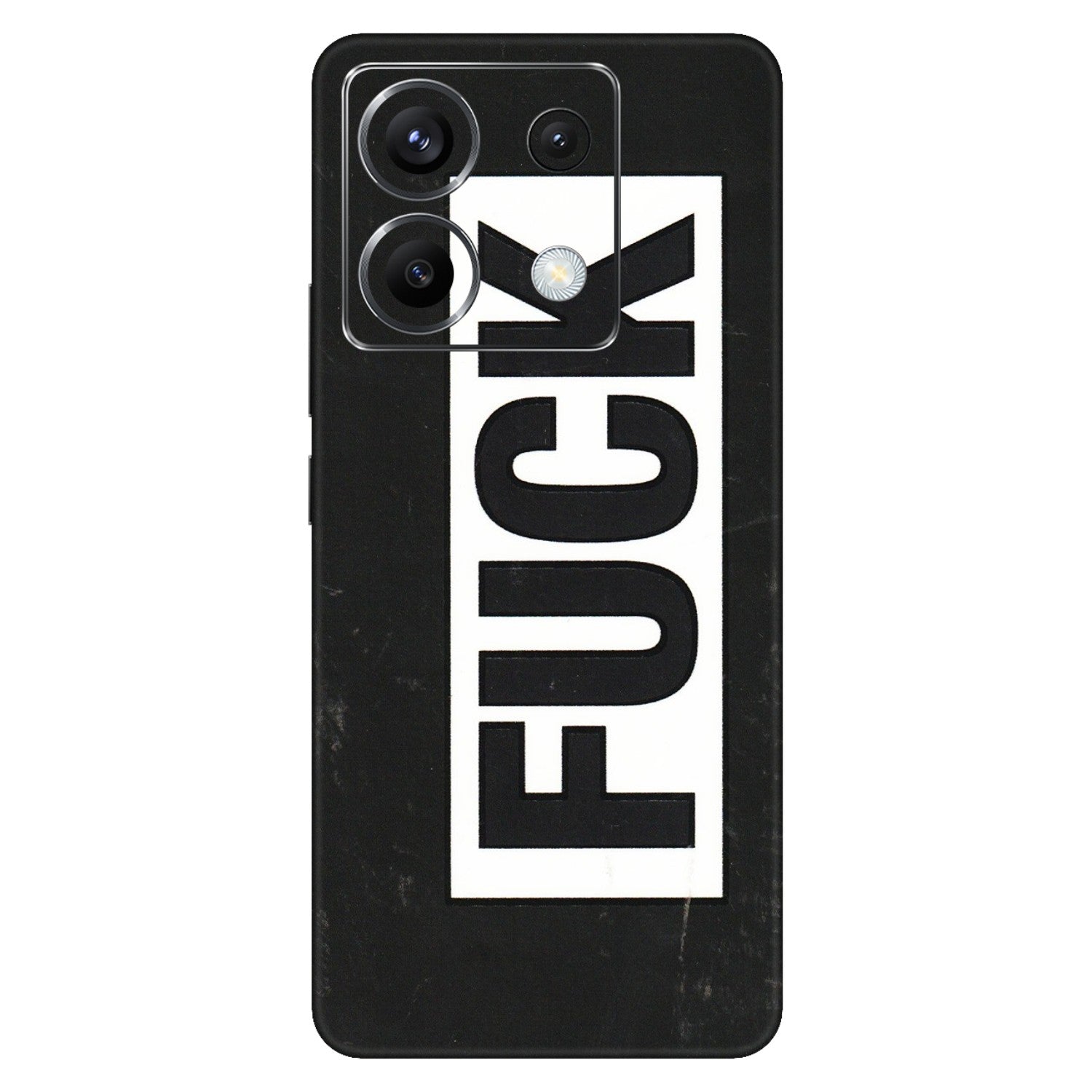 POCO Phone Skins (All Models) - The F Word - 3D Embossed Finish (L-255) Poco X6 (5G)