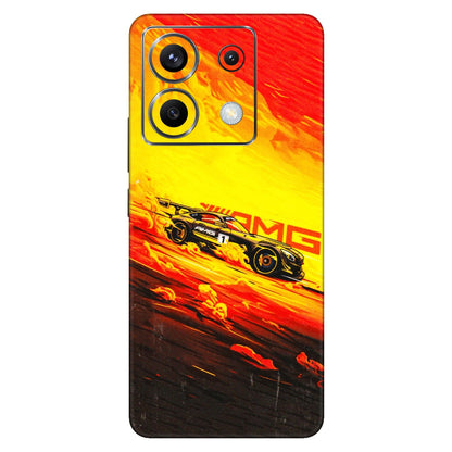 POCO Phone Skins (All Models) - AMG Car Speed Cover - 3D Embossed Finish (L-256) Poco X6 (5G)