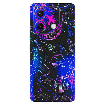 POCO Phone Skins (All Models) - Gamers Paradise - 3D Embossed Finish (L-258) Poco X6 (5G)