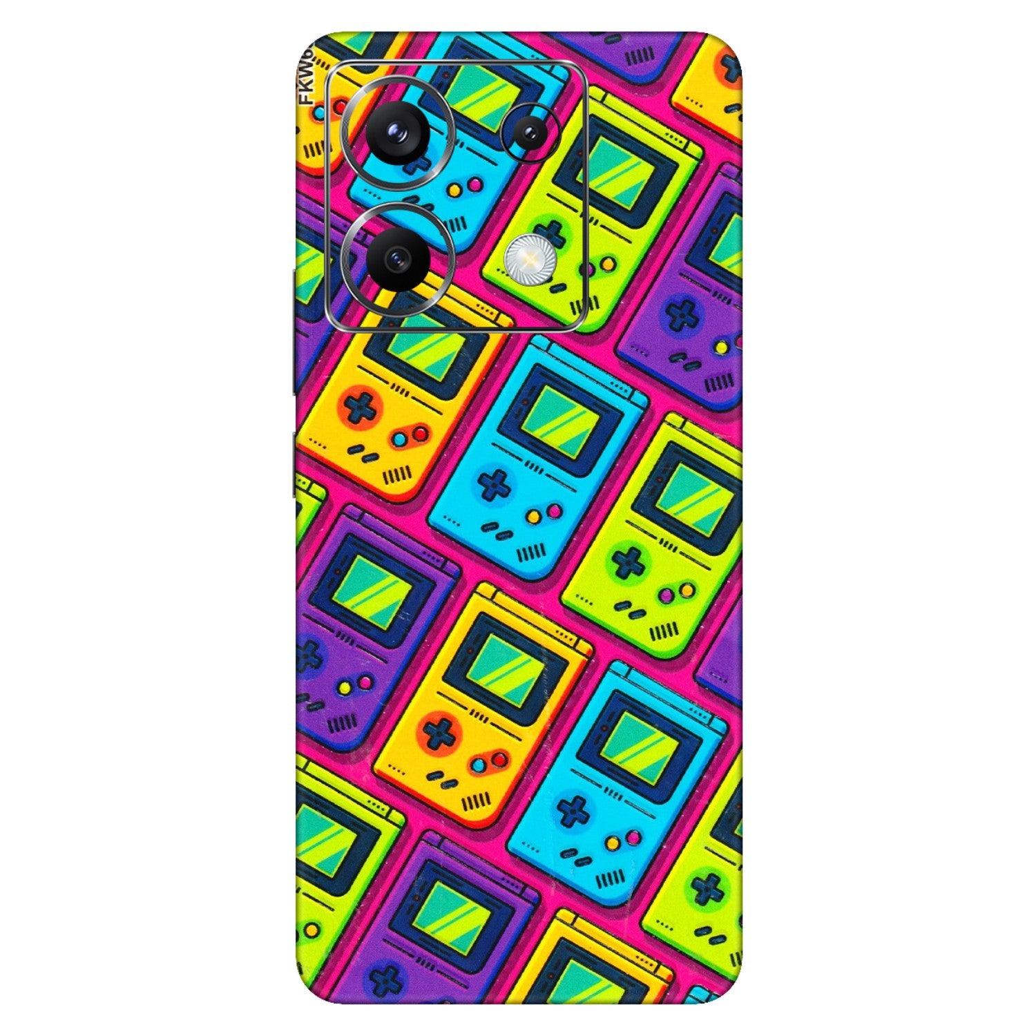 POCO Phone Skins (All Models) - Gameboy Colourful - 3D Embossed Finish (L-266) Poco X6 (5G)