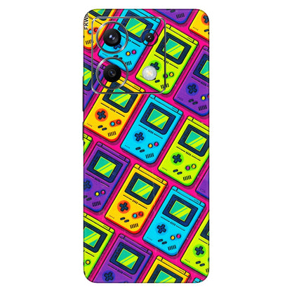 POCO Phone Skins (All Models) - Gameboy Colourful - 3D Embossed Finish (L-266) Poco X6 (5G)