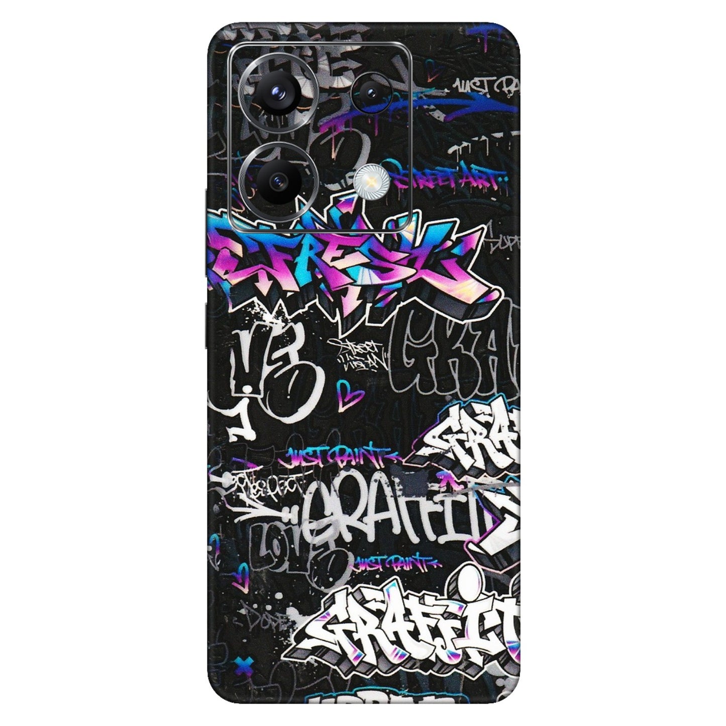 POCO Phone Skins (All Models) - Graffiti Killer - 3D Embossed Finish (L-274) Poco X6 (5G)