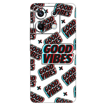 POCO Phone Skins (All Models) - Good Vibes - 3D Embossed Finish (L-282) Poco X6 (5G)