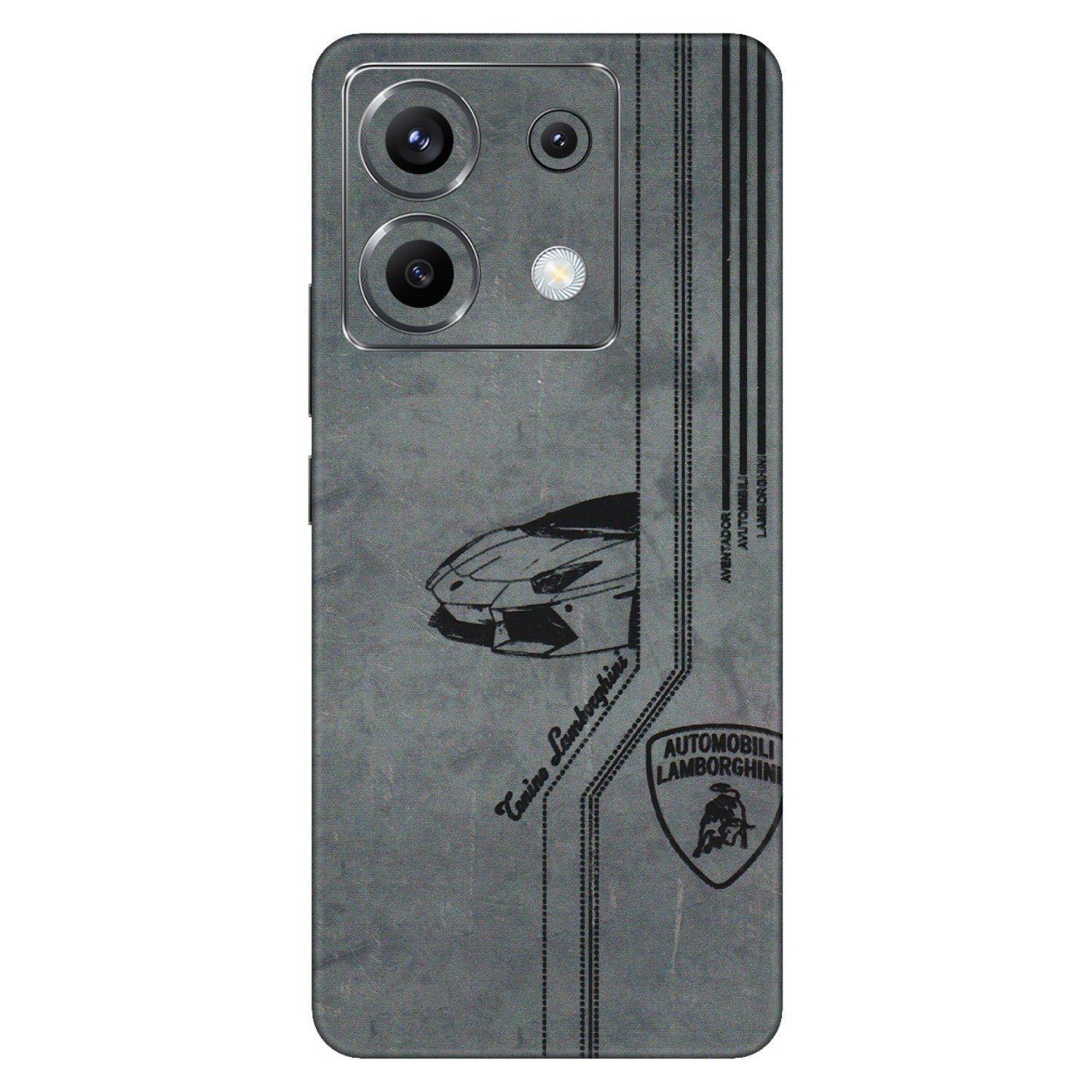 POCO Phone Skins (All Models) - New Lamborgini Aventador - 3D Embossed Finish (L-321) Poco X6 (5G)