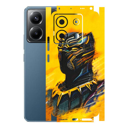 POCO Phone Skins (All Models) - Yellow Panther - 3D Embossed Finish (L-54) Poco X6 (5G)