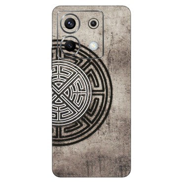 POCO Phone Skins (All Models) - Mysterious Circular Design - 3D Embossed Finish (L-63) Poco X6 (5G)