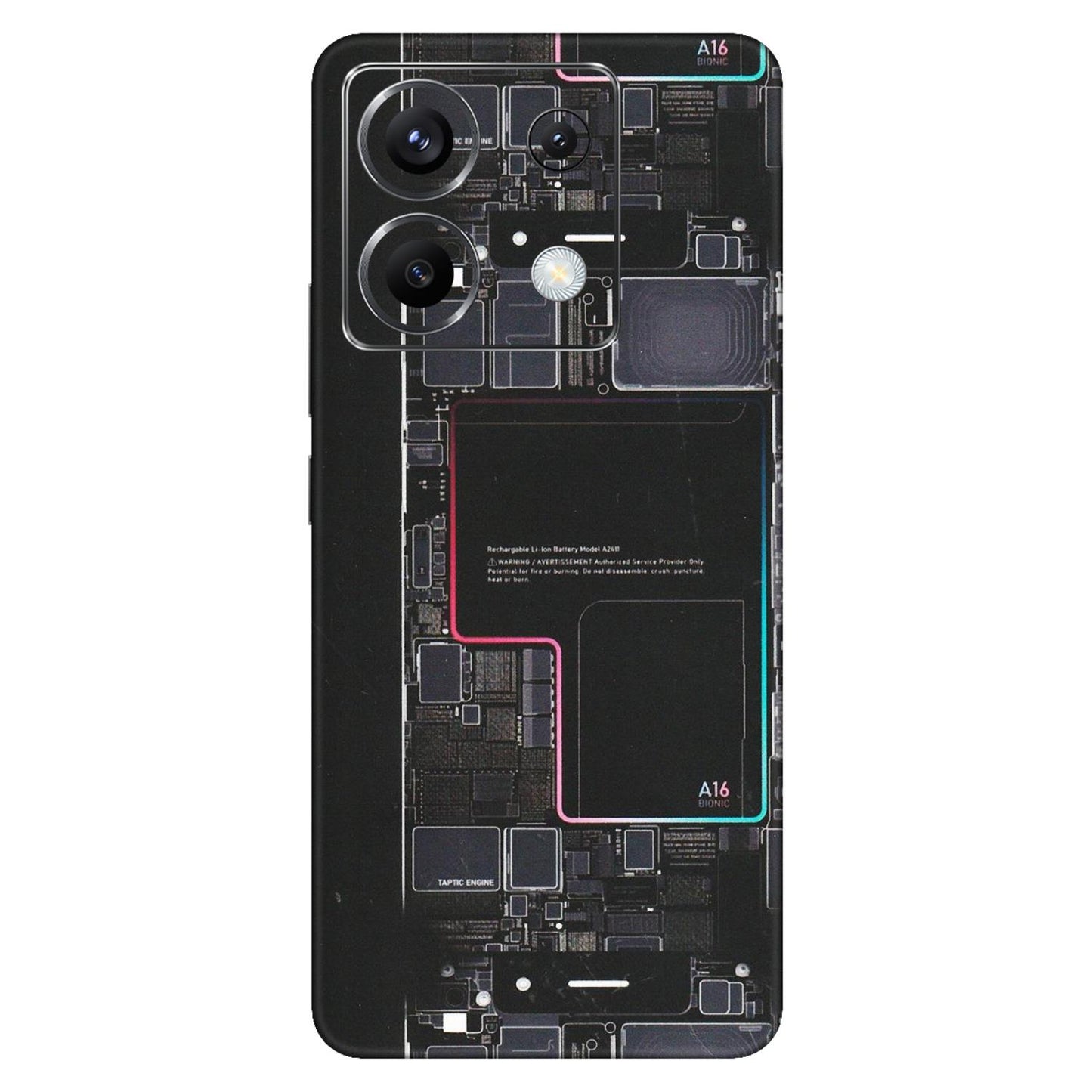 POCO Phone Skins (All Models) - Motherboard Circuit Layout - Matte Finish (M-117) Poco X6 (5G)