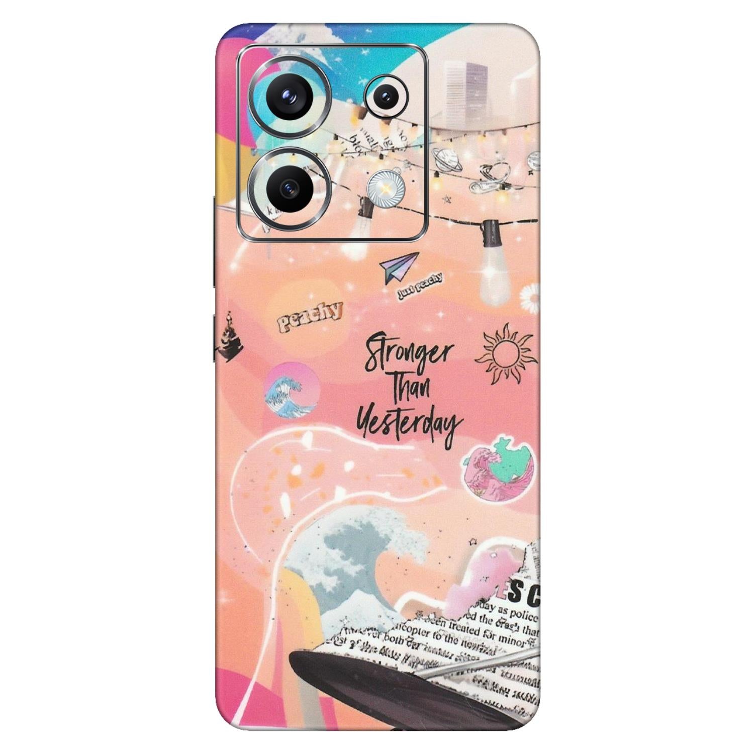 POCO Phone Skins (All Models) - Stronger Then Yesterday - Matte Finish (M-128) Poco X6 (5G)