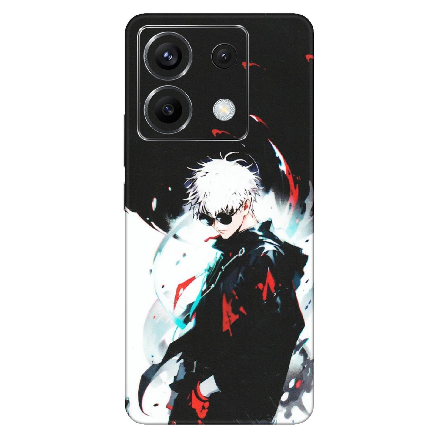 POCO Phone Skins (All Models) - Gojo Powerful Charater Kaisen Anime - Matte Finish (M-144) Poco X6 (5G)