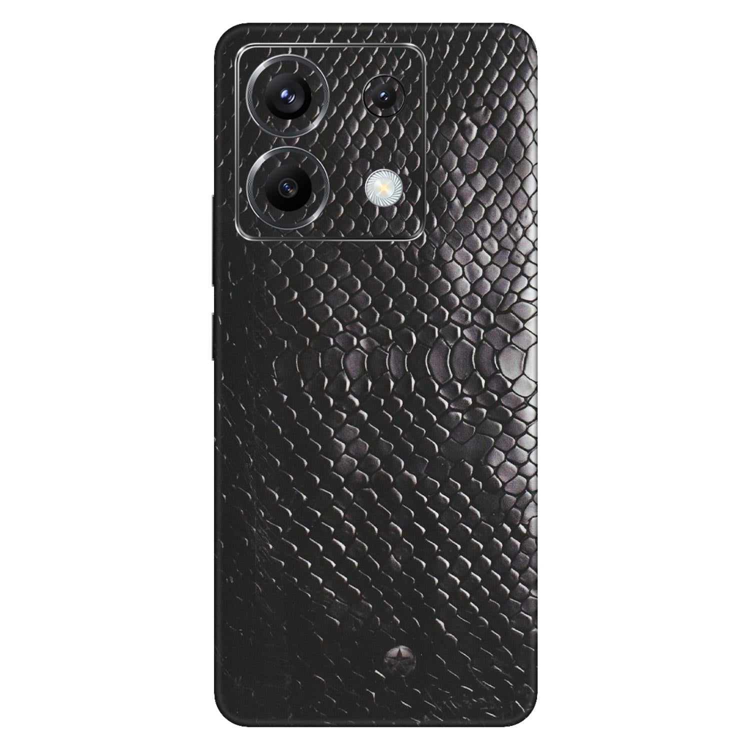 POCO Phone Skins (All Models) - Black Snack Leather - Matte Finish (M-147) Poco X6 (5G)
