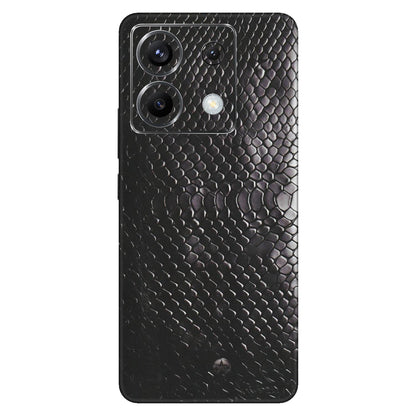 POCO Phone Skins (All Models) - Black Snack Leather - Matte Finish (M-147) Poco X6 (5G)