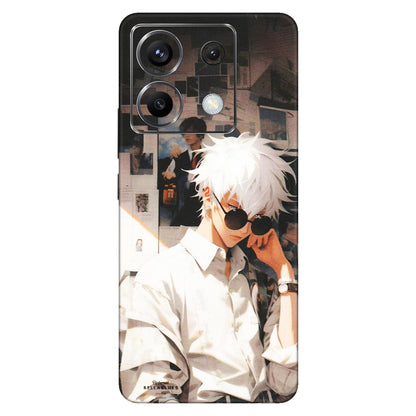 POCO Phone Skins (All Models) - Gojo Satoru Jujustu Kaisen Anime - Matte Finish (M-156) Poco X6 (5G)