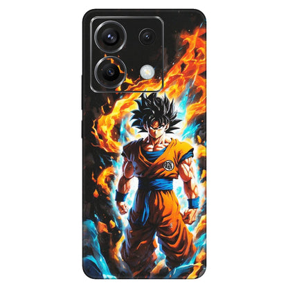 POCO Phone Skins (All Models) - Goku Transformation Anime - Matte Finish (M-159) Poco X6 (5G)