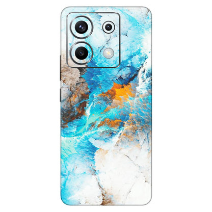 POCO Phone Skins (All Models) - Blue Waves Abstract - Matte Finish (M-19) Poco X6 (5G)