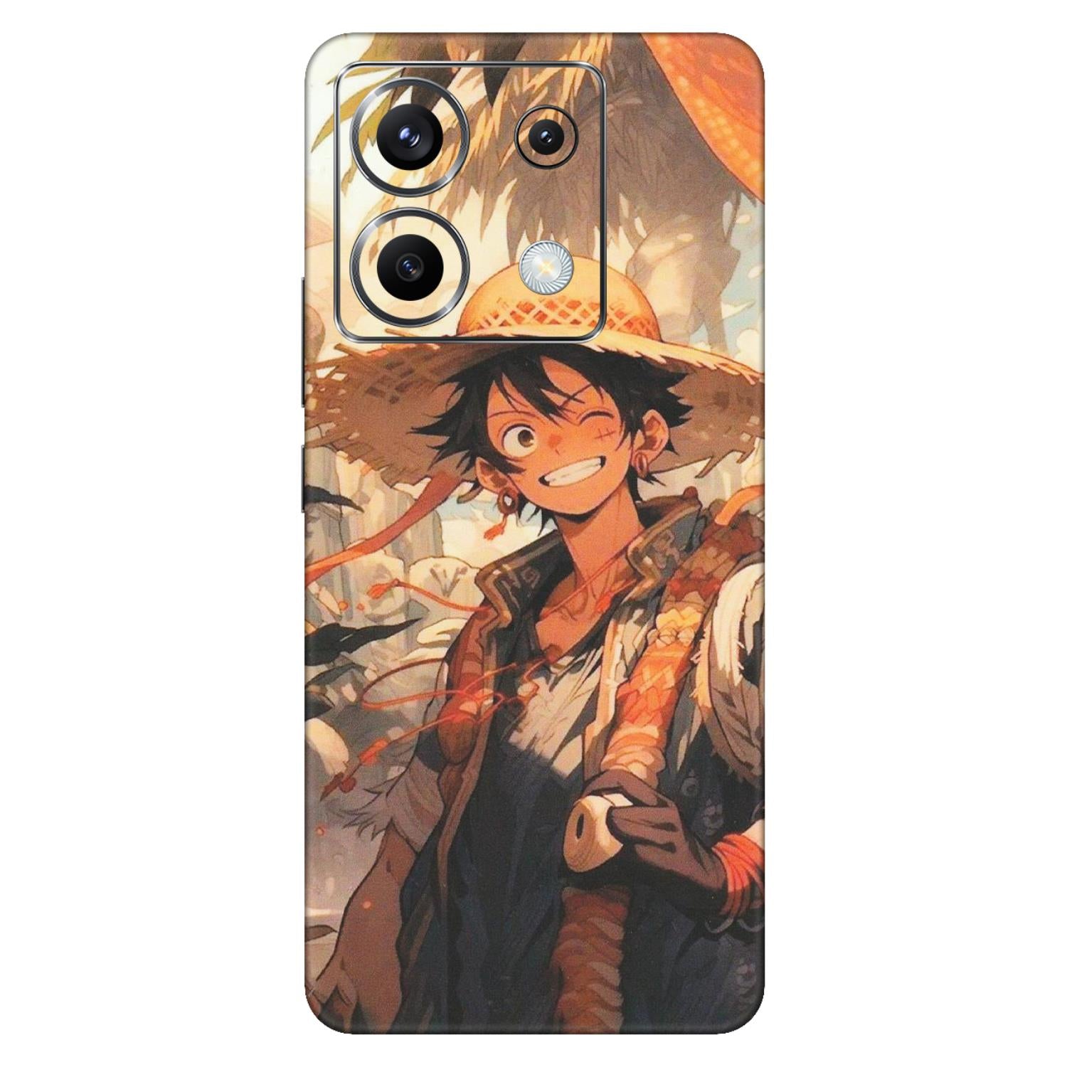 POCO Phone Skins (All Models) - Anime Character Smile - Matte Finish (M-33) Poco X6 (5G)