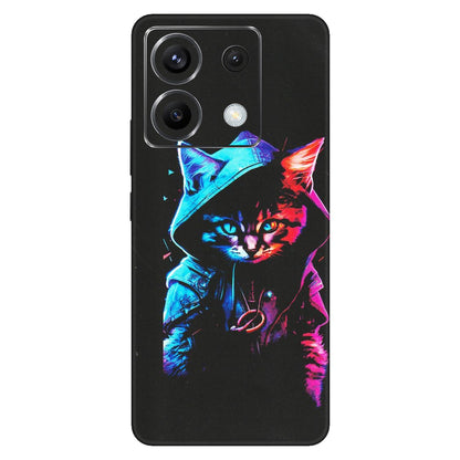 POCO Phone Skins (All Models) - Cyberpunk Cat - Matte Finish (M-45) Poco X6 (5G)