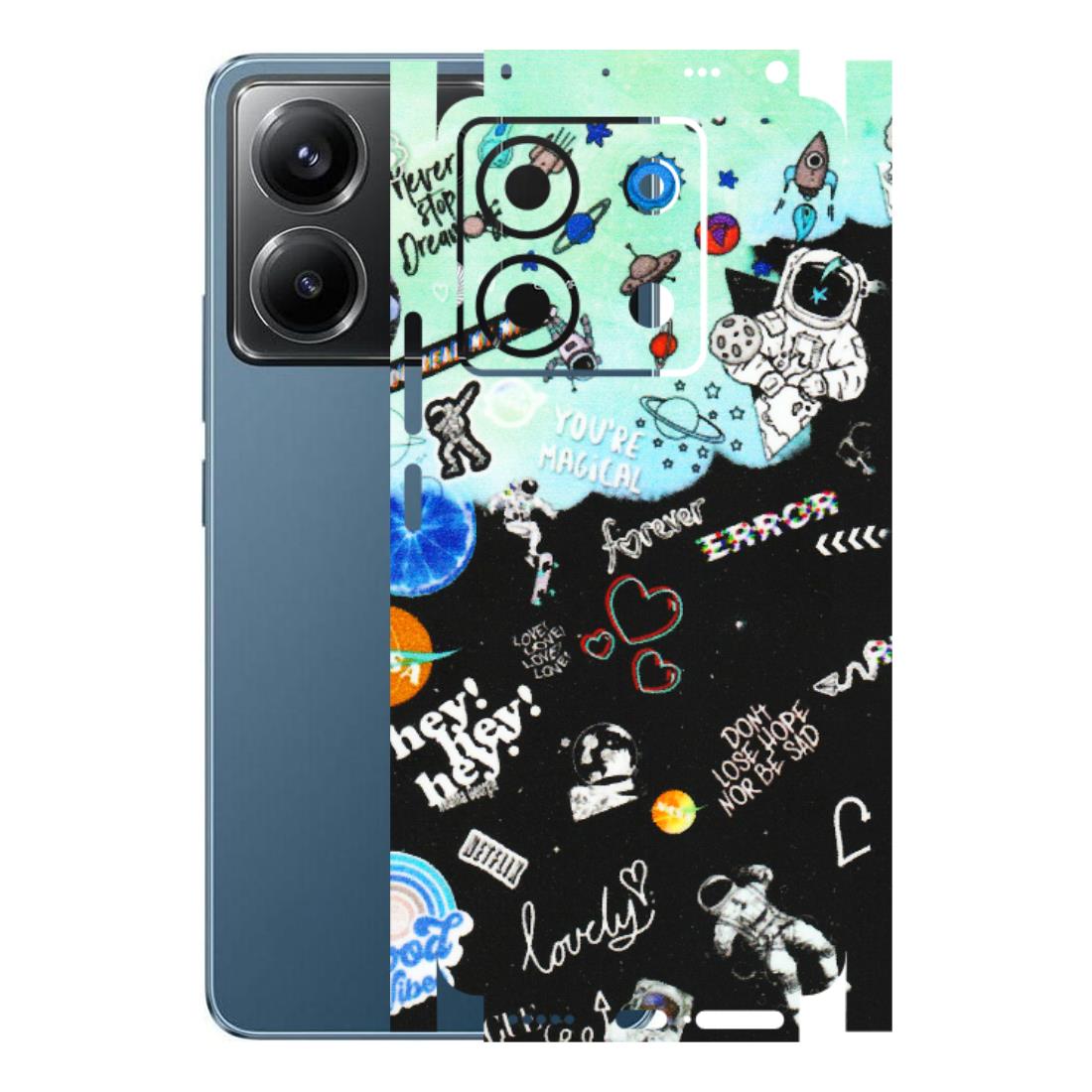 POCO Phone Skins (All Models) - Living In A Space Dream - Matte Finish (M-46) Poco X6 (5G)