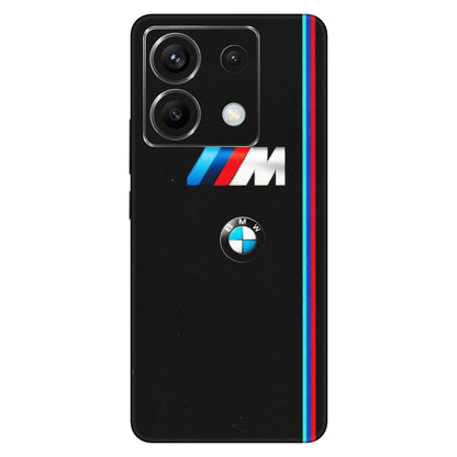 POCO Phone Skins (All Models) - Styling With Black BMW - Matte Finish (M-74) Poco X6 (5G)