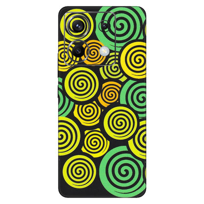 POCO Phone Skins (All Models) - Crazy Spiral - Matte Finish (M-91) Poco X6 (5G)