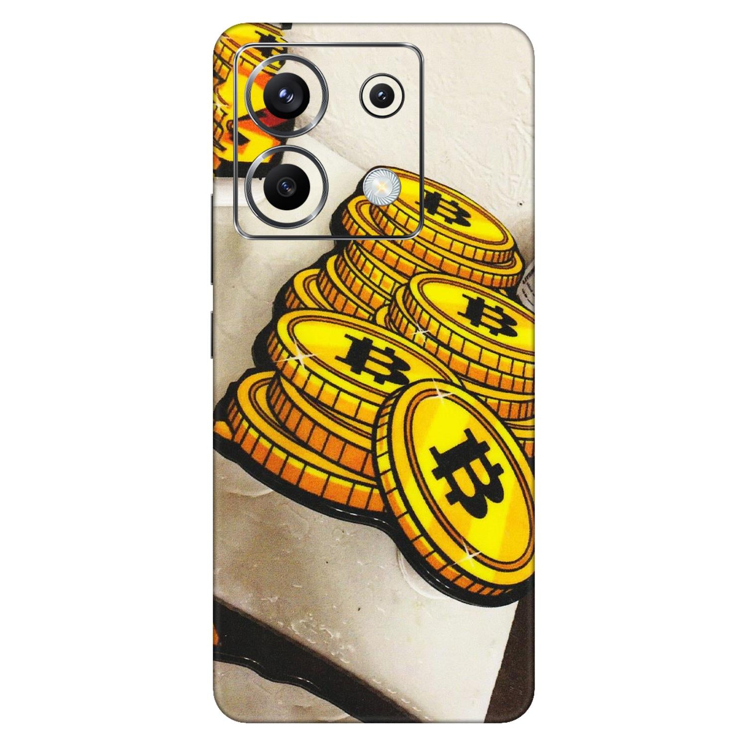 POCO Phone Skins (All Models) - Billionaire Bitcoin Collection - Matte Finish (M-92) Poco X6 (5G)