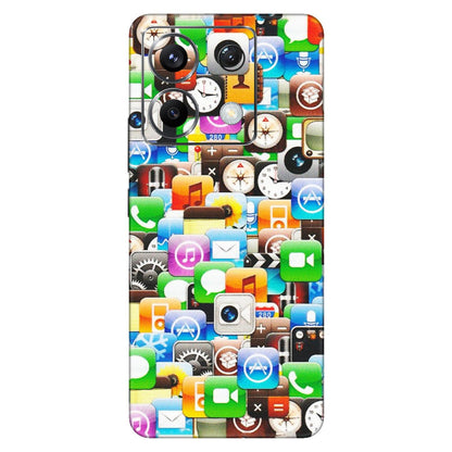 POCO Phone Skins (All Models) - All Apple Icons - Matte Finish (M-93) Poco X6 (5G)