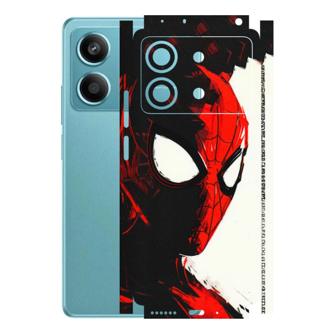 POCO Phone Skins (All Models) - Spiderman Killer Face - 3D Embossed Finish (L-17) Poco X6 NEO (5G)