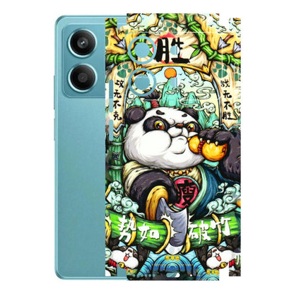 POCO Phone Skins (All Models) - Royal Rich Panda - 3D Embossed Finish (L-170) Poco X6 NEO (5G)
