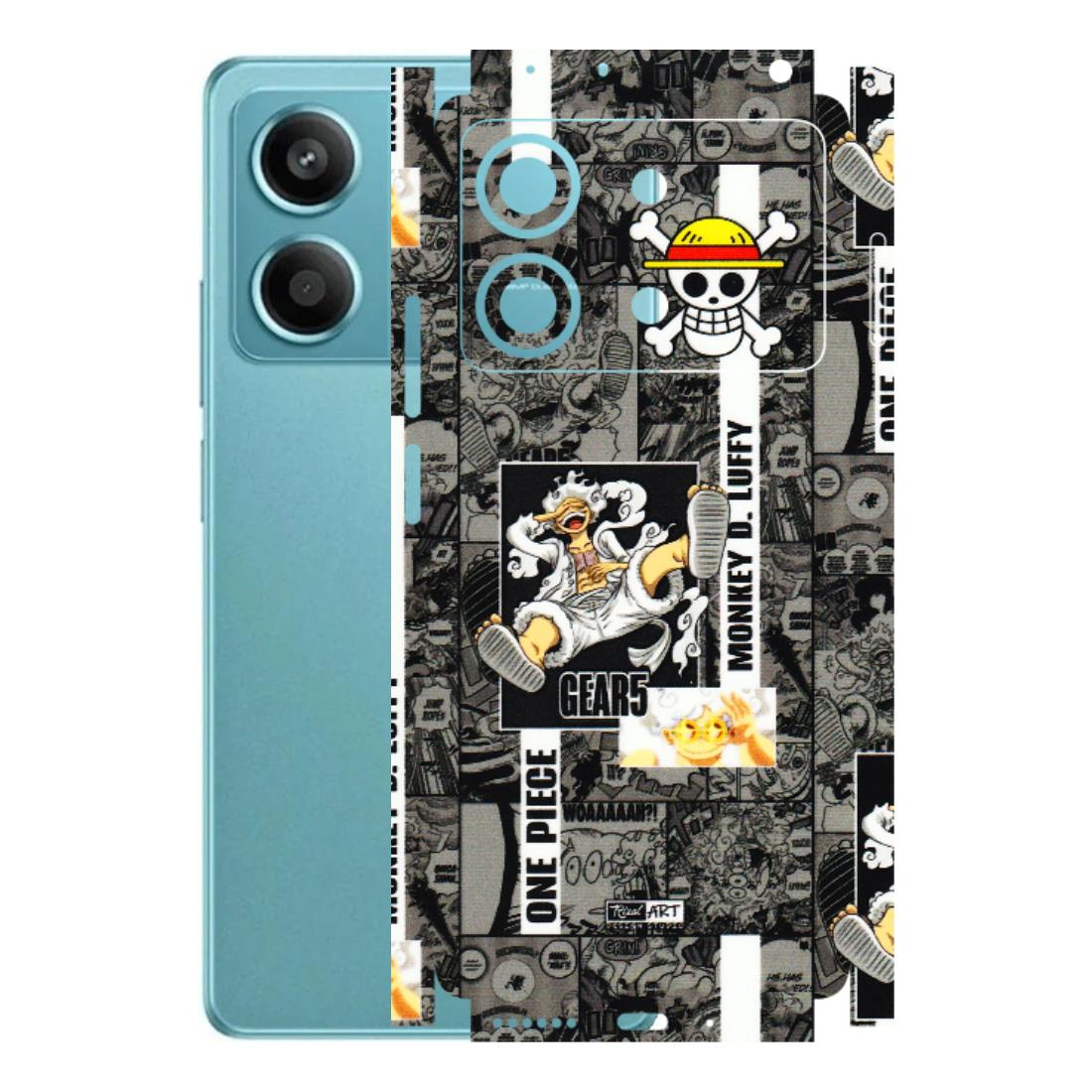 POCO Phone Skins (All Models) - Cuffy Anime MonkeyCamic - 3D Embossed Finish (L-242) Poco X6 NEO (5G)