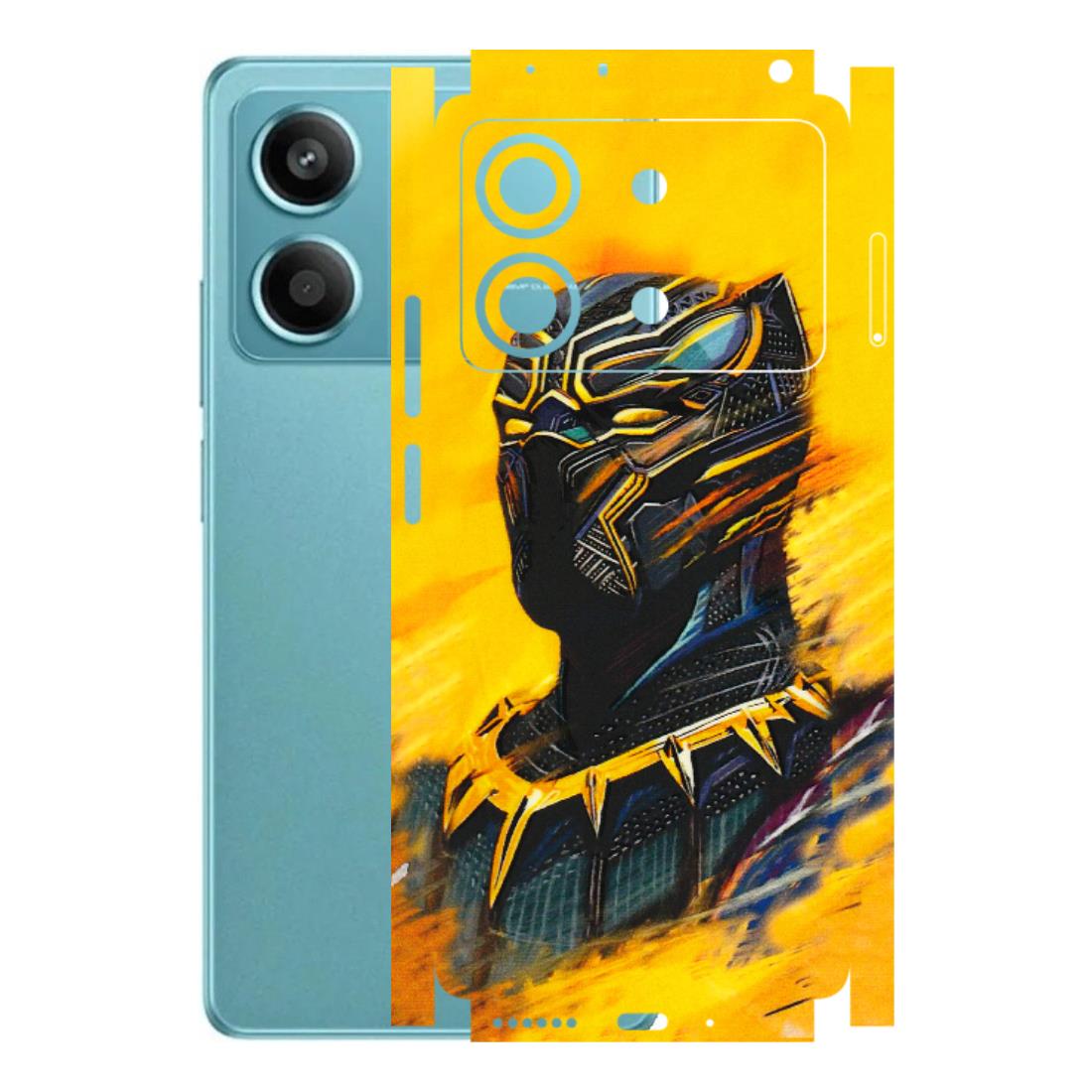 POCO Phone Skins (All Models) - Yellow Panther - 3D Embossed Finish (L-54) Poco X6 NEO (5G)