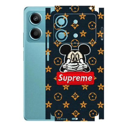 POCO Phone Skins (All Models) - Mickey Supreme - Matte Finish (M-83) Poco X6 NEO (5G)