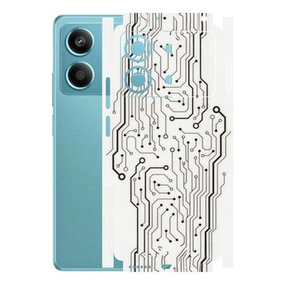 POCO Phone Skins (All Models) - Tech Circuits - Transparent Finish (T-03) Poco X6 NEO (5G)