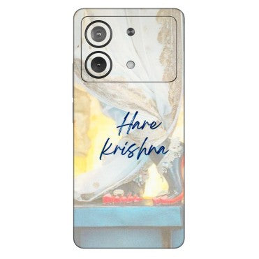 POCO Phone Skins (All Models) - Hare Krishna - 3D Embossed Finish (L-03) Poco X6 NEO (5G)
