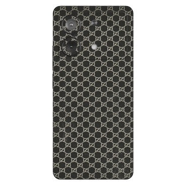 POCO Phone Skins (All Models) - Black G Print - 3D Embossed Finish (L-109) Poco X6 NEO (5G)
