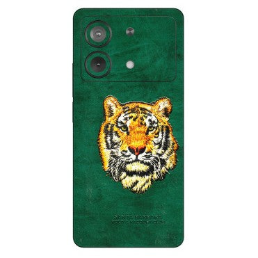 POCO Phone Skins (All Models) - Leather Feel Tiger - 3D Embossed Finish (L-111) Poco X6 NEO (5G)