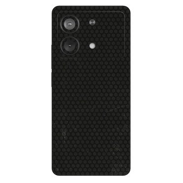 POCO Phone Skins (All Models) - Black honeycomb - 3D Embossed Finish (L-114) Poco X6 NEO (5G)