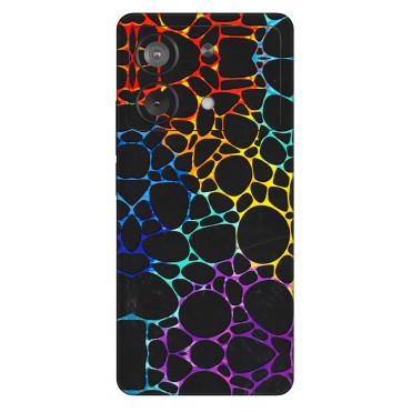 POCO Phone Skins (All Models) - Abstract Art MultiColour - 3D Embossed Finish (L-133) Poco X6 NEO (5G)